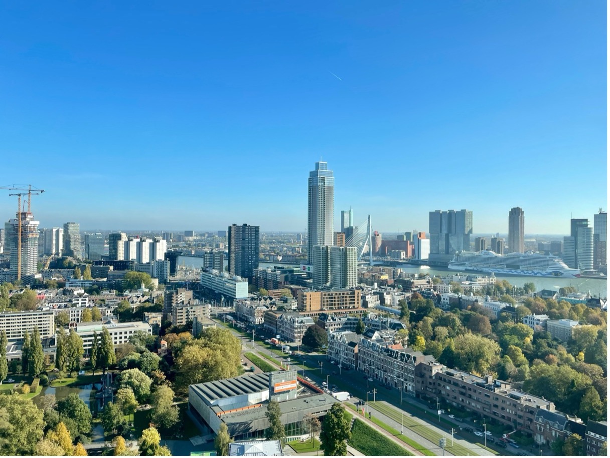 Rotterdam and Delft: contrast that complements